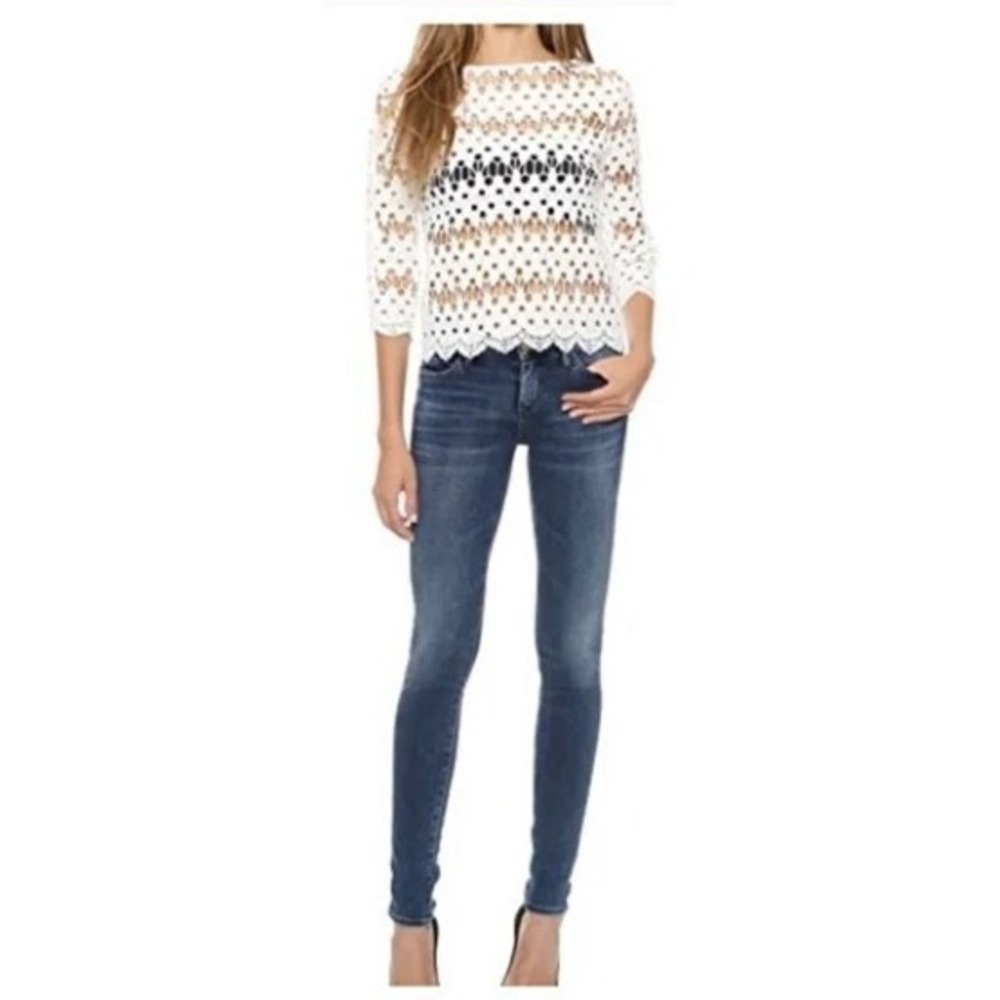GOLDSIGN Lure skinny jeans high waisted stretchy denim‎ Size 27 - Picture 3 of 10